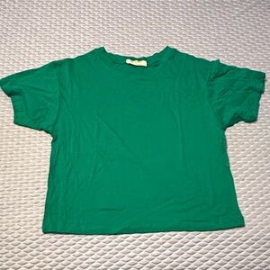 Green Crop T-Shirt